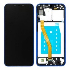 MR1_85646 Дисплей телефона для huawei nova 3i, p smart plus, в сборе с сенсором, с рамкой синий PRC