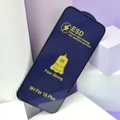 ЗАХИСНЕ СКЛО ESD 4S ANTI-STATIC ДЛЯ IPHONE 16 PLUS, ЧОРНИЙ (ТЕХ. ПАК)