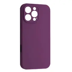 ЧОХОЛ SILICONE CASE FULL CAMERA COPY ДЛЯ IPHONE 16 PRO MAX (45) ПУРПУРОВИЙ