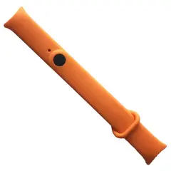 РЕМІНЕЦЬ ДЛЯ XIAOMI MI BAND 8, 9, 10 DARK ПОМАРАНЧЕВИЙ