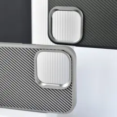 MR4_106730 Чохол kevlar style magsafe для iphone 15 pro, чорний PRC