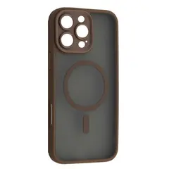 MR4_106795 Чохол rock guard touch series with magnetic (anti-drop lens) для iphone 16 pro max golden brown 