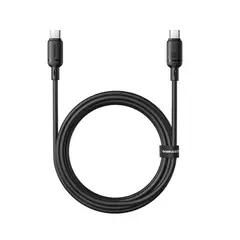 КАБЕЛЬ PD BASEUS SILKY SERIES TYPE-C TO TYPE-C 100W 2M, ЧОРНИЙ P10377704113-01