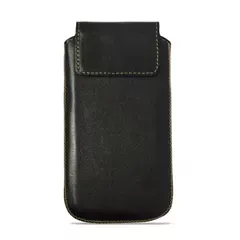 MR4_131233 Чохол витяжка шкіряний grand км для nokia 150, чорний 