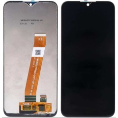 MR1_95538 Дисплей телефона для samsung galaxy a01 verizone sm-a015v (143.7mm), у зборі з сенсором, чорний (вузький конектор) PRC