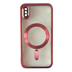 ЧОХОЛ SHINING CAMERA MAGSAFE ДЛЯ IPHONE XS ЧЕРВОНИЙ