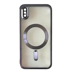 ЧОХОЛ SHINING CAMERA MAGSAFE ДЛЯ IPHONE XS DEEP ПУРПУРОВИЙ