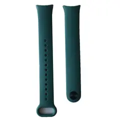 РЕМІНЕЦЬ ДЛЯ XIAOMI MI BAND 8, 9, 10 DARK ЗЕЛЕНИЙ
