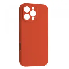 ЧОХОЛ SILICONE CASE FULL CAMERA COPY ДЛЯ IPHONE 16 PRO (66) KUMQUAT