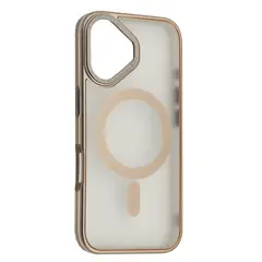 MR4_131772 Чохол perfect case with magsafe для iphone 16 titanium, сірий 