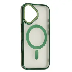 ЧОХОЛ PERFECT CASE WITH MAGSAFE ДЛЯ IPHONE 16 TITANIUM ЗЕЛЕНИЙ