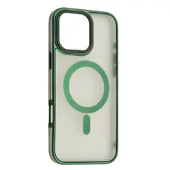 ЧОХОЛ PERFECT CASE WITH MAGSAFE ДЛЯ IPHONE 16 PRO TITANIUM ЗЕЛЕНИЙ