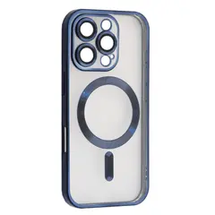 ЧОХОЛ SHINING CAMERA MAGSAFE ДЛЯ IPHONE 16 PRO MAX СИНІЙ TITANIUM