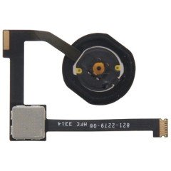 MR1_96363 Шлейф планшета для ipad air 2 центральная кнопка, черный (a1566, a1567) PRC
