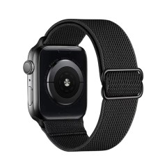 MR3_115452 Ремінець нейлоновий для apple watch 38, 40mm (9) чорний (one size) PRC