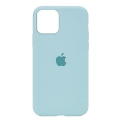 MR3_119220 Чохол silicone case для iphone 12 pro max (26) light turquoise (закритий низ) SILICONE CASE