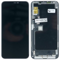 MR1_100431 Дисплей телефона mechanic для iphone 11 pro max чорний oled (he-hard) MECHANIC