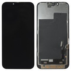 MR1_100598 Дисплей телефона для iphone 13, черный, оригинал prc переклей PRC