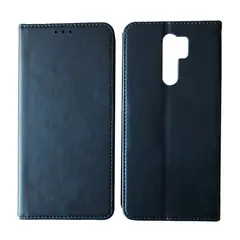 ЧОХОЛ-КНИЖКА BLACK TPU MAGNET ДЛЯ REDMI 9 СИНІЙ