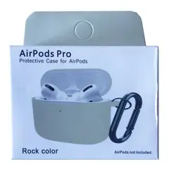 ЧОХОЛ ДЛЯ AIRPODS PRO SILICONE SLIM (+ КАРАБИН) NEW BOX ROCK COLOR