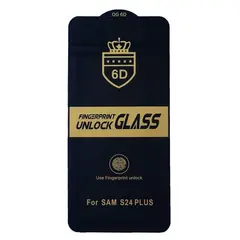 ЗАХИСНЕ СКЛО 6D ANTI-STATIC ДЛЯ SAMSUNG S25 PLUS, S25 EDGE, ЧОРНИЙ (ТЕХ. ПАК)