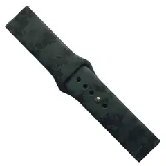 РЕМІНЕЦЬ SILICONE 22MM, CAMOUFLAGE PIXEL, ЧОРНИЙ-GREEN 1