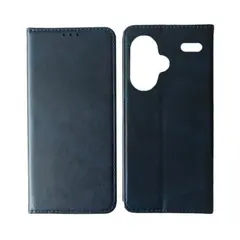 MR4_133568 Чохол-книжка black tpu magnet для redmi note 13 pro+ 5g синій PRC