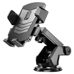 АВТОТРИМАЧ HOCO CA83 DAVID ONE-BUTTON CENTER CONSOLE CAR HOLDER, ЧОРНИЙ