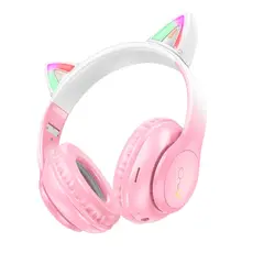 MR4_132470 Навушники накладні hoco w42 cat ears over-ear bt headphones bt5.3 cherry blossom 