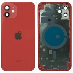 MR1_96620 Корпус телефона для iphone 12 (с кнопками и sim лотком) красный h/c (ver. cn dual sim) PRC