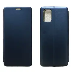 ЧОХОЛ-КНИЖКА LEVEL ДЛЯ SAMSUNG A71 (A715) СИНІЙ