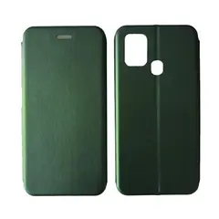 ЧОХОЛ-КНИЖКА LEVEL ДЛЯ REDMI 9C, 10A MIDNIGHT ЗЕЛЕНИЙ