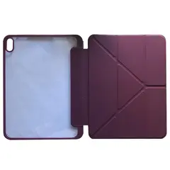 ЧОХОЛ SMART CASE CLEAR STYLUS ДЛЯ APPLE IPAD AIR 11 2024, 2025 DARK ЧЕРВОНИЙ