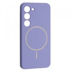 ЧОХОЛ SILICONE CASE LUXURY MAGSAFE ДЛЯ SAMSUNG S23 ELEGANT ПУРПУРОВИЙ