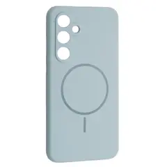 ЧОХОЛ SILICONE CASE LUXURY MAGSAFE ДЛЯ SAMSUNG S23 FE SKY СИНІЙ
