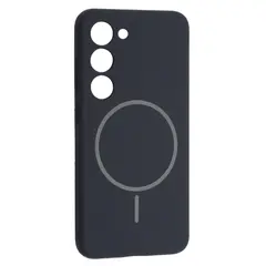 MR4_134105 Чохол silicone case luxury magsafe для samsung s23 midnight синій 
