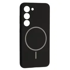 ЧОХОЛ SILICONE CASE LUXURY MAGSAFE ДЛЯ SAMSUNG S23+, ЧОРНИЙ