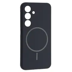 ЧОХОЛ SILICONE CASE LUXURY MAGSAFE ДЛЯ SAMSUNG S24 MIDNIGHT СИНІЙ