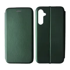 ЧОХОЛ-КНИЖКА LEVEL ДЛЯ SAMSUNG A25 (A255) MIDNIGHT ЗЕЛЕНИЙ