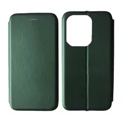 ЧОХОЛ-КНИЖКА LEVEL ДЛЯ REDMI NOTE 13 PRO 4G, POCO M6 PRO 4G MIDNIGHT ЗЕЛЕНИЙ