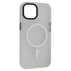 MR4_133827 Чохол total matte magsafe для iphone 11, білий 