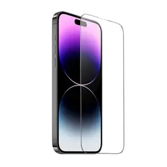 ЗАХИСНЕ СКЛО HOCO A34 9D LARGE ARC DUSTPROOF ДЛЯ IPHONE 15 PRO, ЧОРНИЙ