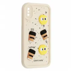 MR4_135212 Чохол happy cookie case для iphone x, xs, білий 