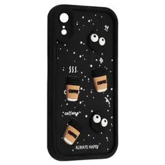 ЧОХОЛ HAPPY COOKIE CASE ДЛЯ IPHONE XR, ЧОРНИЙ