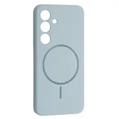 ЧОХОЛ SILICONE CASE LUXURY MAGSAFE ДЛЯ SAMSUNG S24 SKY СИНІЙ