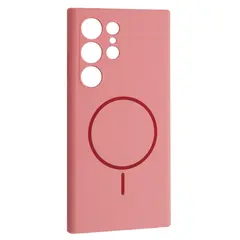 ЧОХОЛ SILICONE CASE LUXURY MAGSAFE ДЛЯ SAMSUNG S25 ULTRA ROSE РОЖЕВИЙ