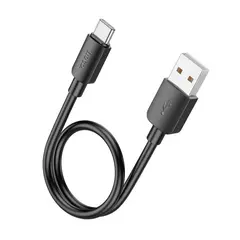 КАБЕЛЬ HOCO X96 HYPER 27W CHARGING DATA CABLE TYPE-C (L=0.25M), ЧОРНИЙ
