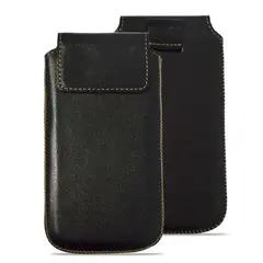 MR4_135477 Чохол витяжка шкіряний grand км для samsung s5610, s5611, чорний 