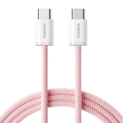 КАБЕЛЬ PD BASEUS DYNAMIC 4 FAST CHARGING TYPE-C TO TYPE-C 100W 1M РОЖЕВИЙ P10381400411-00