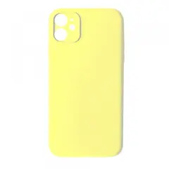 ЧОХОЛ SILICONE CASE FULL CAMERA COPY ДЛЯ IPHONE 11 (51) MELLOW ЖОВТИЙ